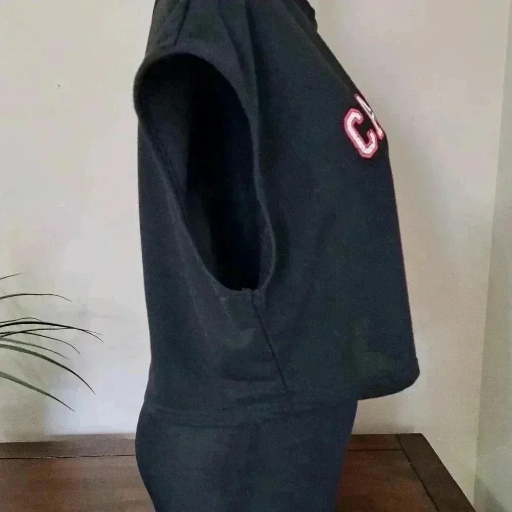 ❤️ California Black  Short Sleeved Cropped Top Shein Size XL (12) - Picture 4 of 9